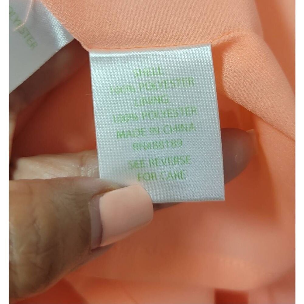 Lilly Pulitzer Peachy Pink Word On The  Street Jacqua Dress S:10 - Picture 11 of 12